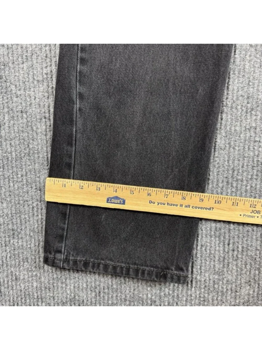 Levis 505 Jeans Men’s 36x32 Faded Black Regular Straight Fit Denim 100% Cotton